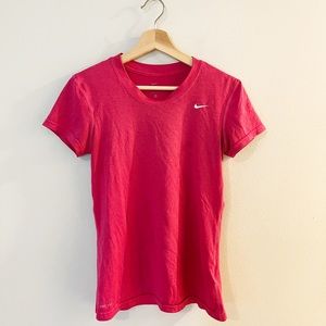Nike Dri-Fit Running Top in Pink
